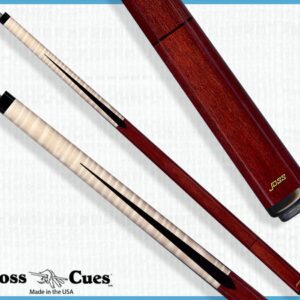 Bloodwood cue with curly maple shaft