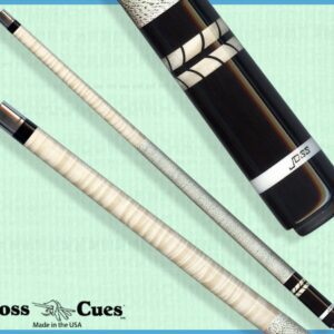 Pool cue sticks with intricate design