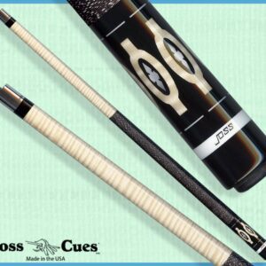 Joss Cues with logo and decoration