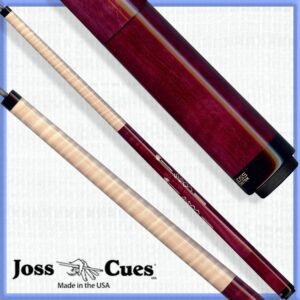 Burgundy maple cue with cream wrap accents