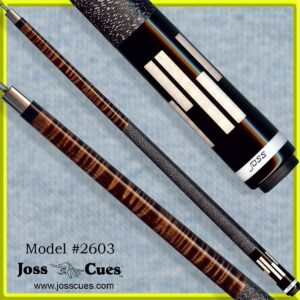 Pool cue with sleek design