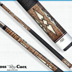Stylish billiard cue featuring detailed craftsmanship