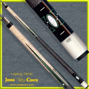 Pool cue with intricate design details