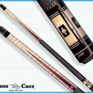 Detailed craftsmanship on pool cue sticks