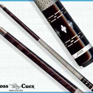 Pool cue with intricate designs