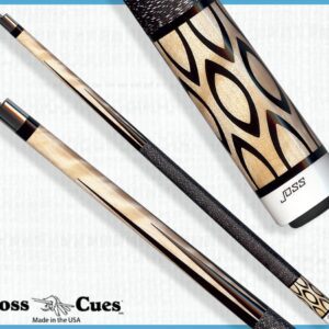 Billiard cue with decorative design