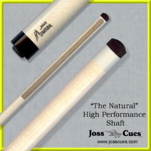 High-performance pool cue shaft by Joss Cues.
