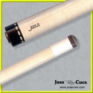 Light maple cue shaft with dashed square ring