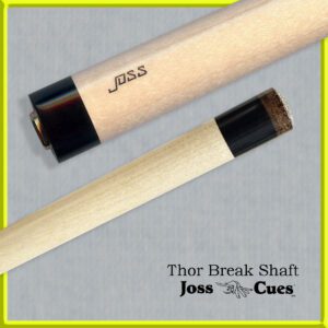 Joss Thor Break Shaft pool cue sticks.